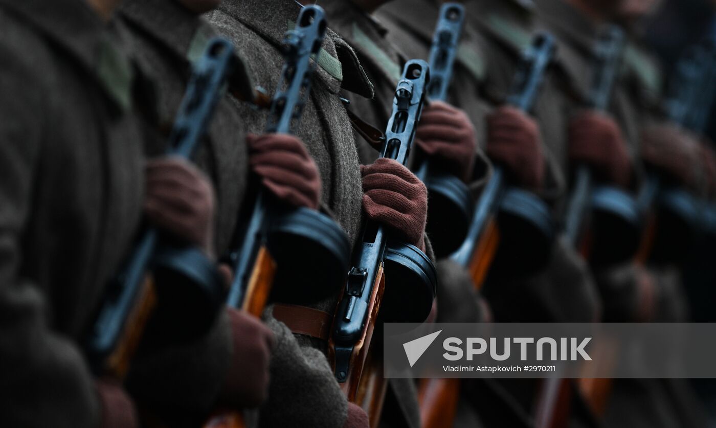 March commemorating 75th anniversary of 1941 military parade on Red Square