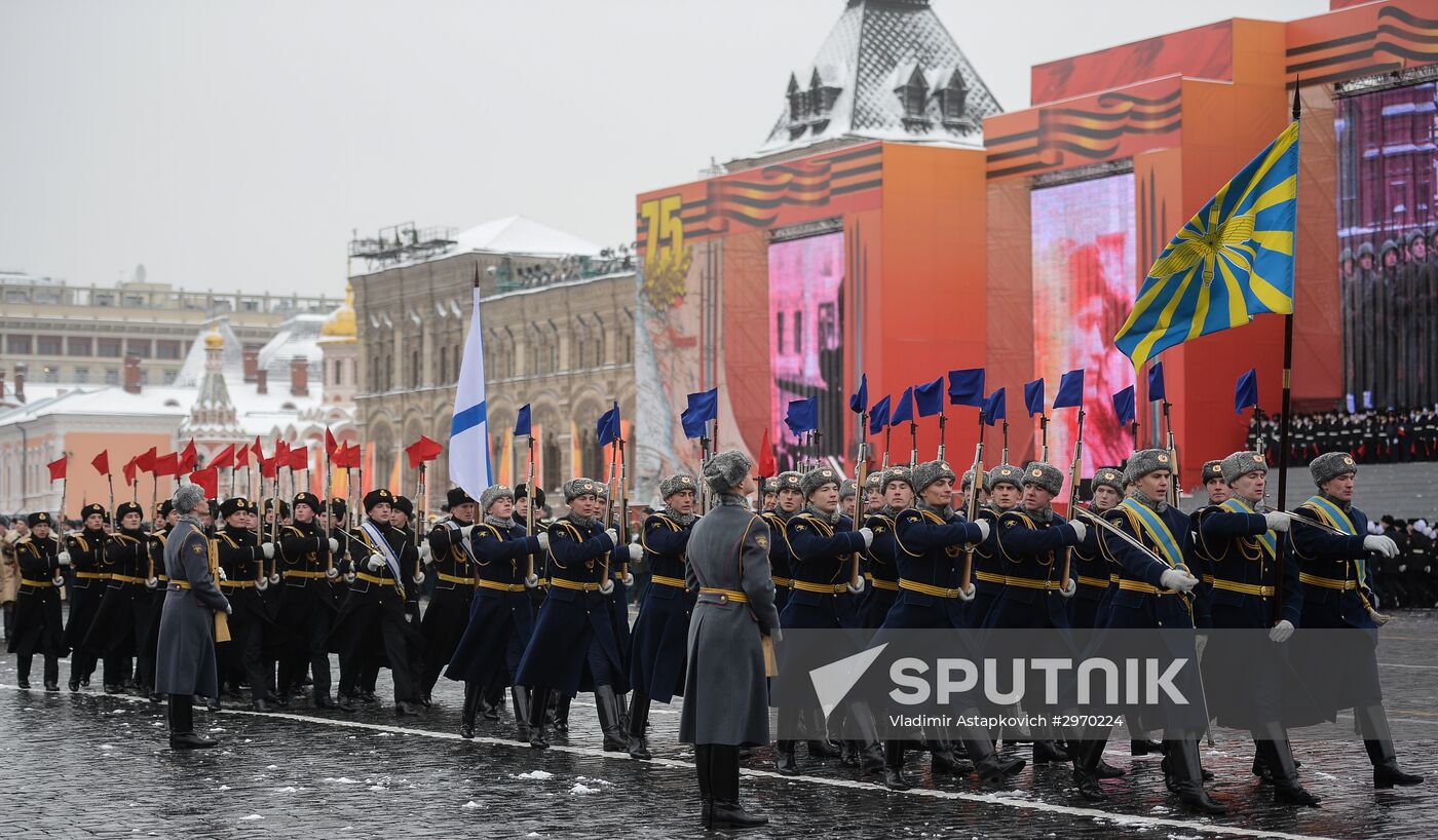 March commemorating 75th anniversary of 1941 military parade on Red Square