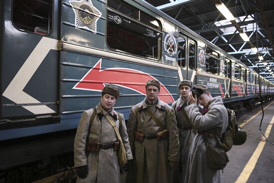 Launching Great Military Leaders themed train