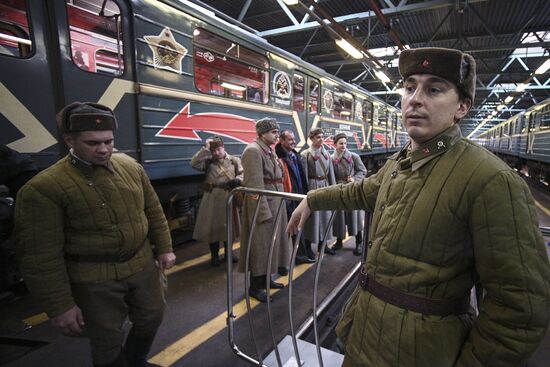 Launching Great Military Leaders themed train