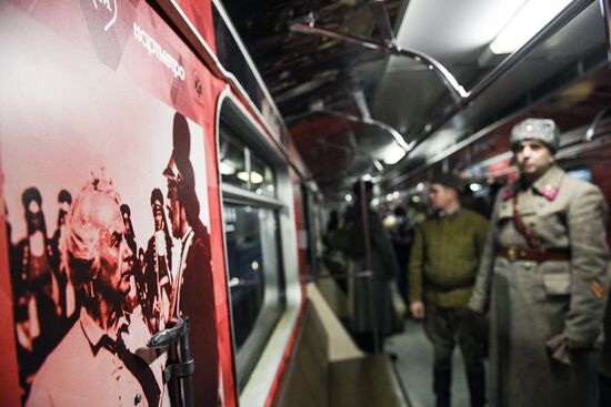 Launching Great Military Leaders themed train
