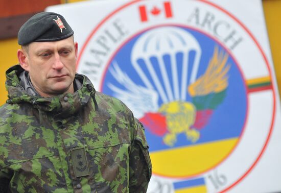 2016 Maple Arch international military exercise in Ukraine