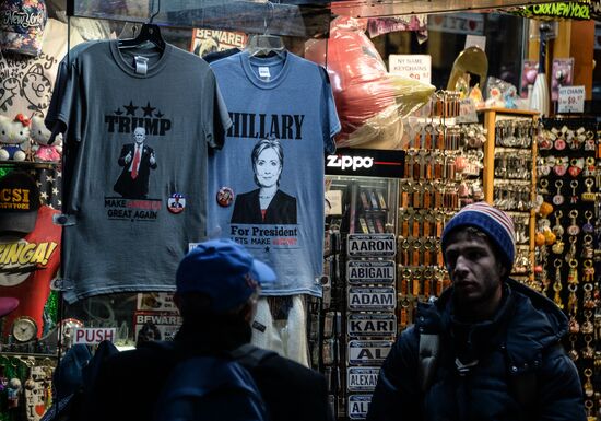 New York City prior to presidential election