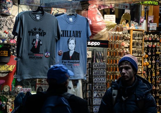 New York City prior to presidential election