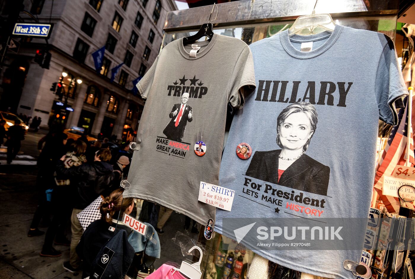 New York City prior to presidential election