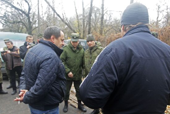 Returning bodies of dead Ukrainian soldiers in Donetsk