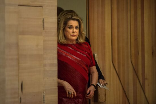 Press briefing by French actress Catherine Deneuve