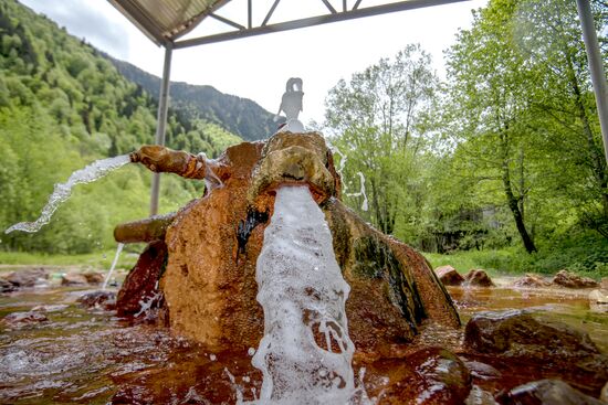 Mineral springs in South Ossetia
