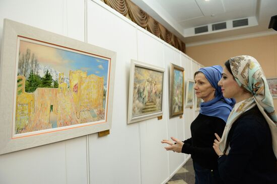 Nikas Safonov's exhibition at Gropzny's National Museum