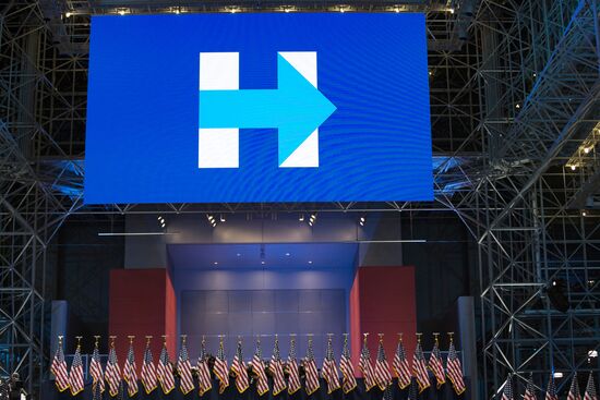 Democratic Party supporters. Night after election