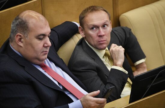 State Duma plenary meeting