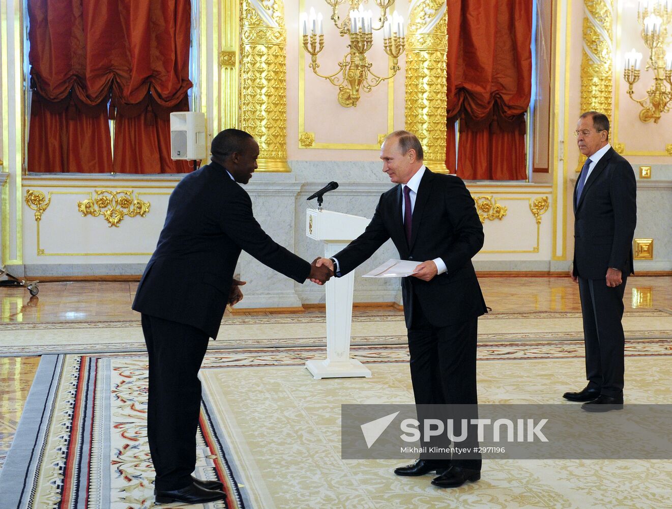 President Vladimir Putin receives credentials from 19 foreign ambassadors