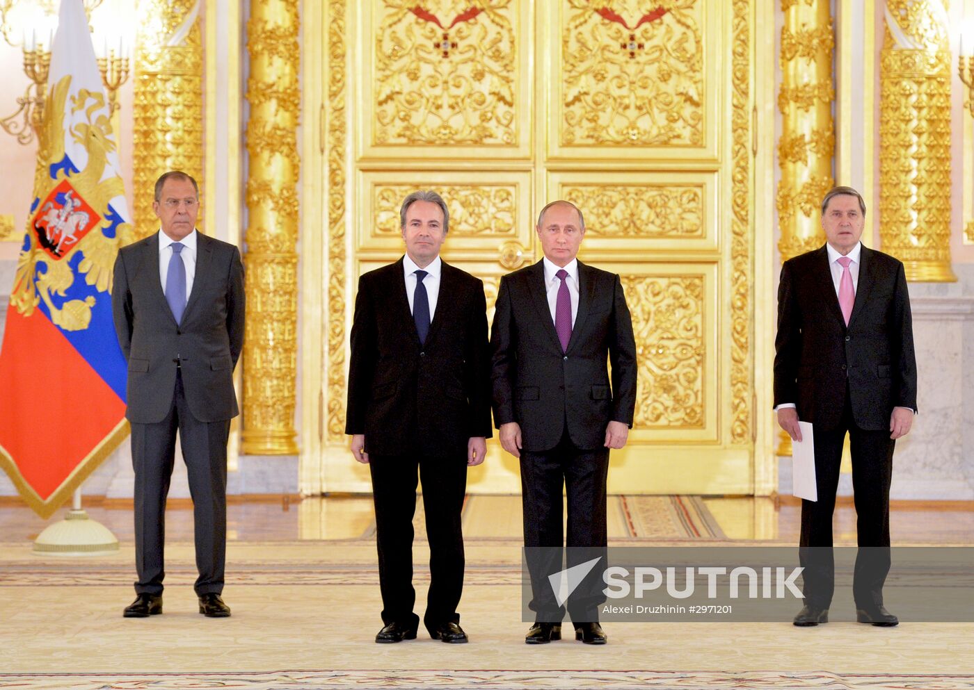 President Vladimir Putin receives credentials from 19 foreign ambassadors