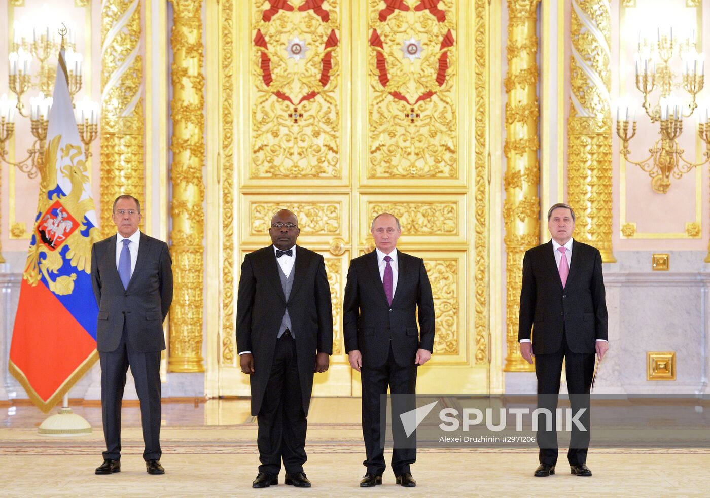 President Vladimir Putin receives credentials from 19 foreign ambassadors