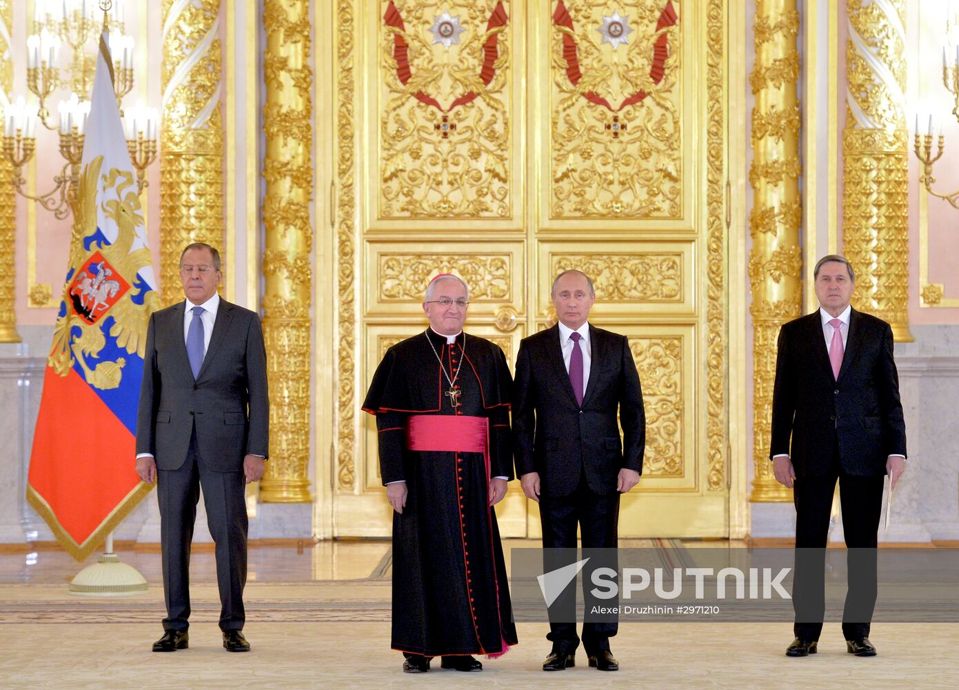 President Vladimir Putin receives credentials from 19 foreign ambassadors