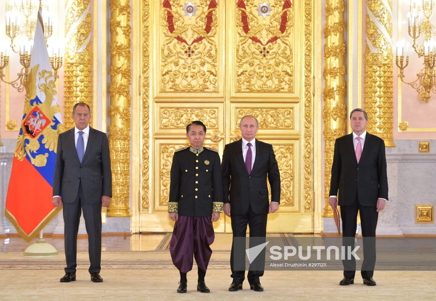 President Vladimir Putin receives credentials from 19 foreign ambassadors