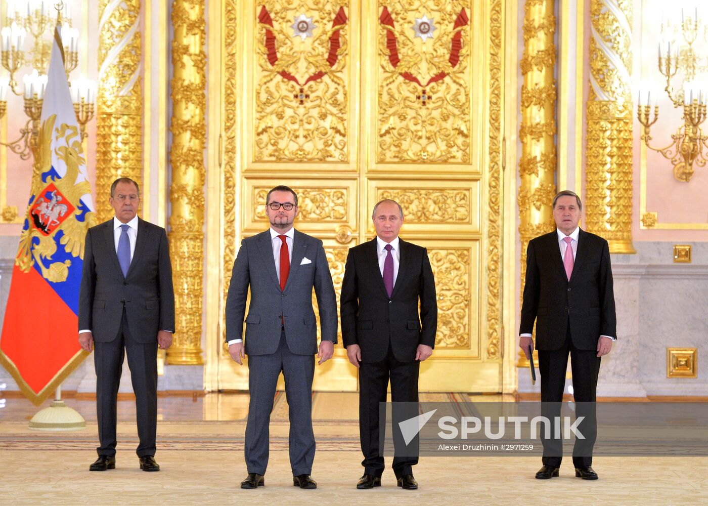 President Vladimir Putin receives credential from 19 foreign ambassadors