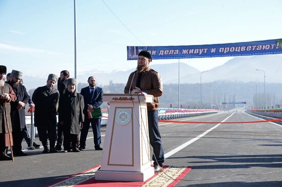 Bridge over Argun River opens in Chechnya