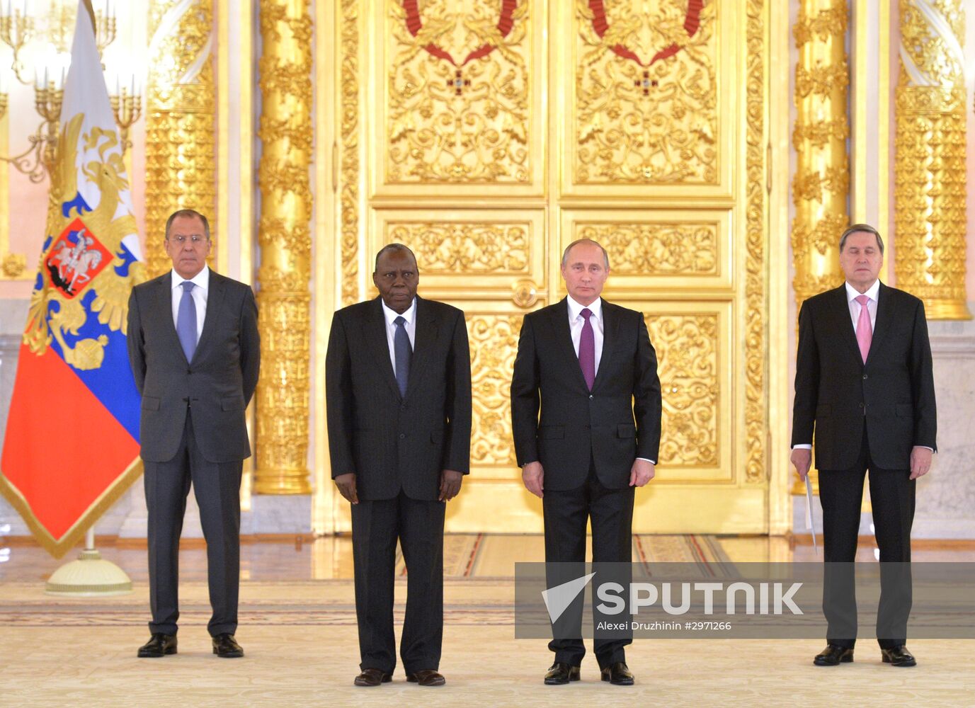 President Vladimir Putin receives credentials from 19 foreign ambassadors