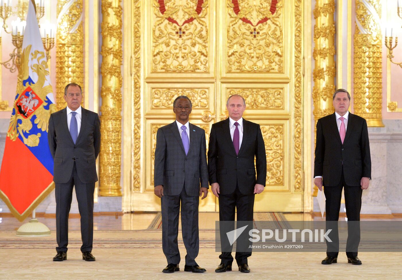 President Vladimir Putin receives credential from 19 foreign ambassadors