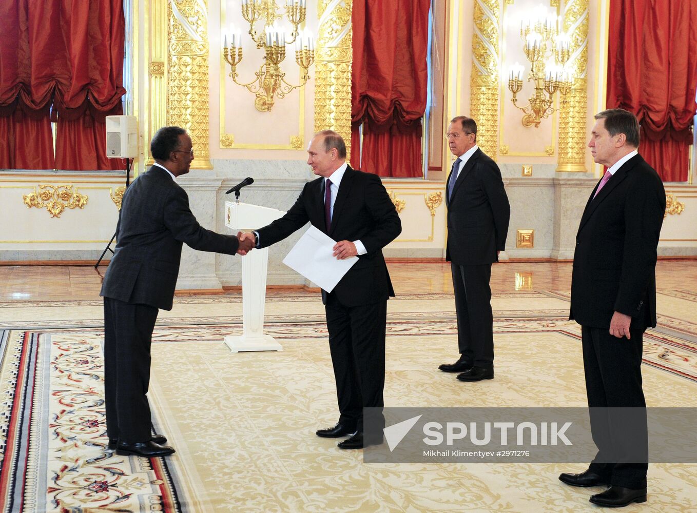 President Vladimir Putin receives credential from 19 foreign ambassadors