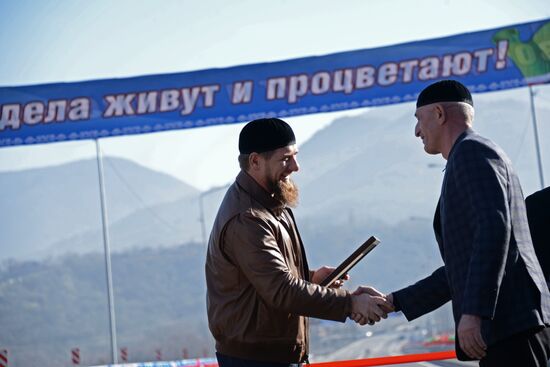 Bridge over Argun River opened in Chechnya