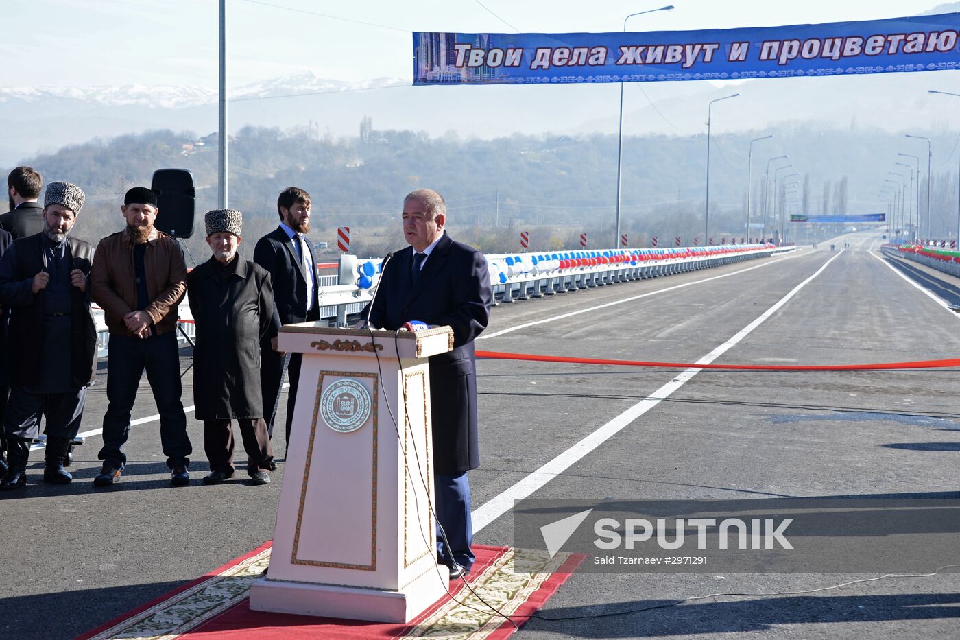 Bridge over Argun River opened in Chechnya