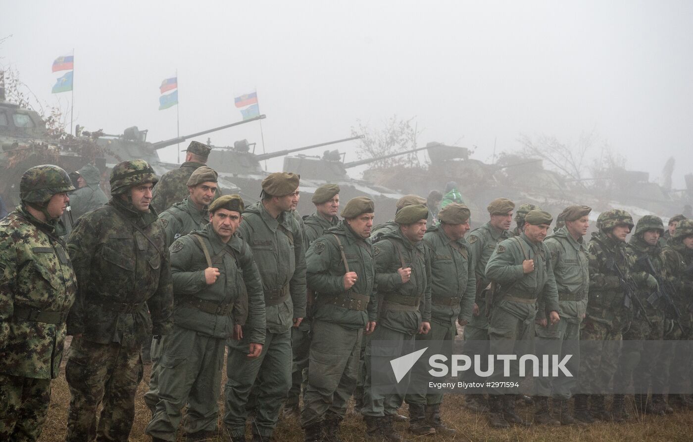 Slavic Brotherhood-2016 military exercise of Russia, Belarus and Serbia