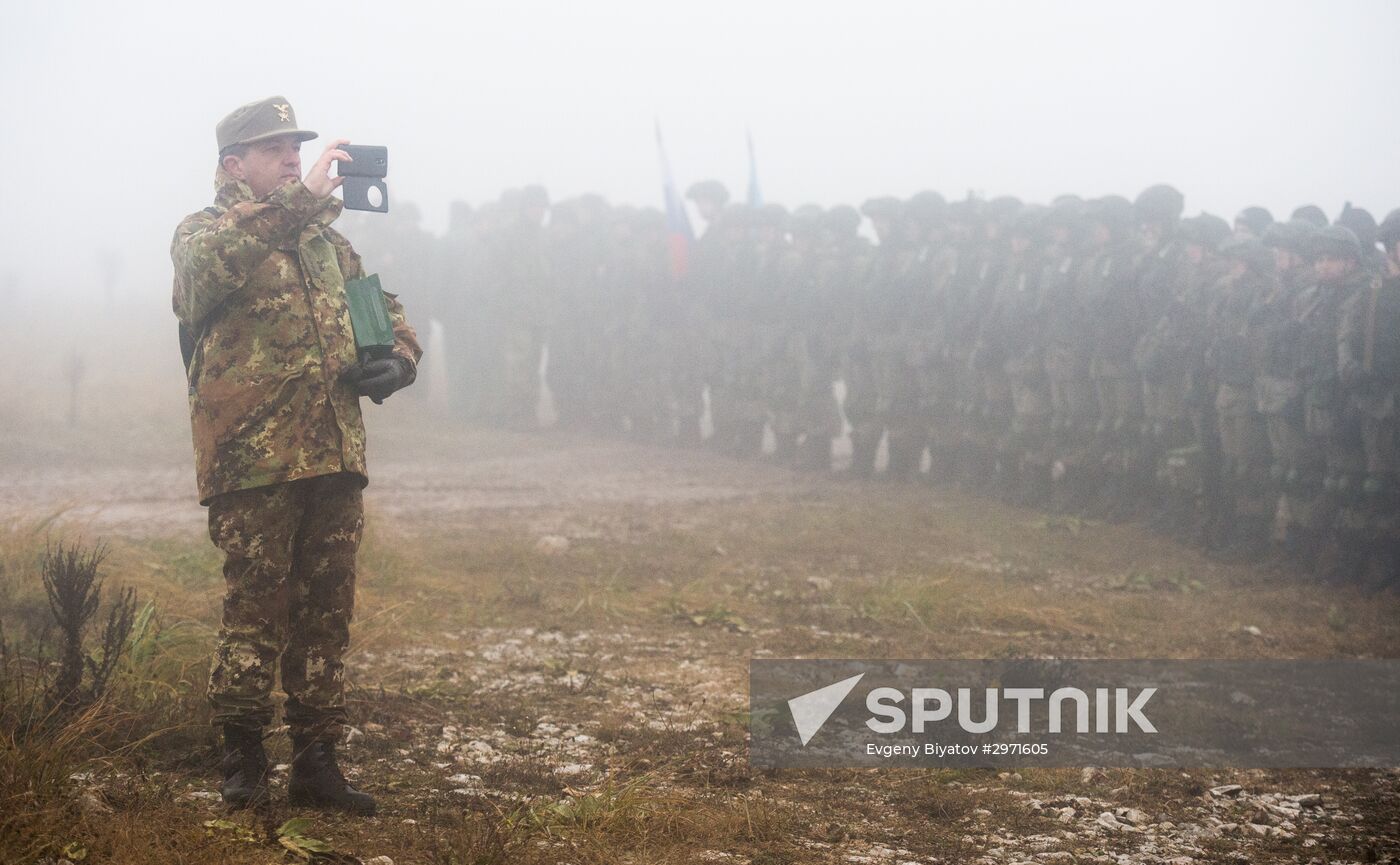 Slavic Brotherhood-2016 military exercise of Russia, Belarus and Serbia