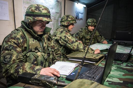 Slavic Brotherhood-2016 military exercise of Russia, Belarus and Serbia