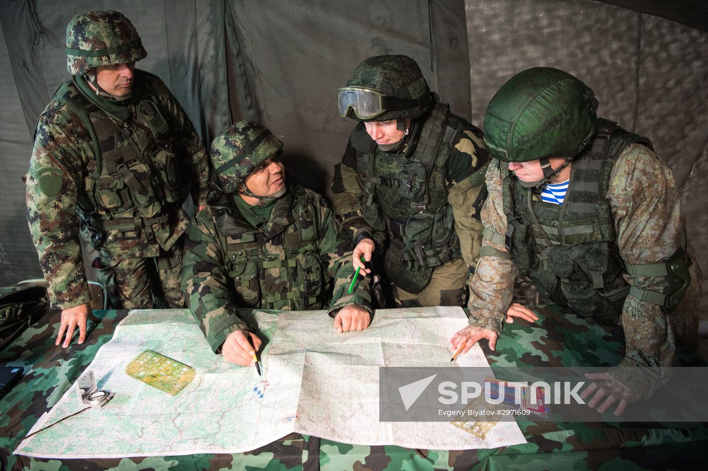 Slavic Brotherhood-2016 military exercise of Russia, Belarus and Serbia