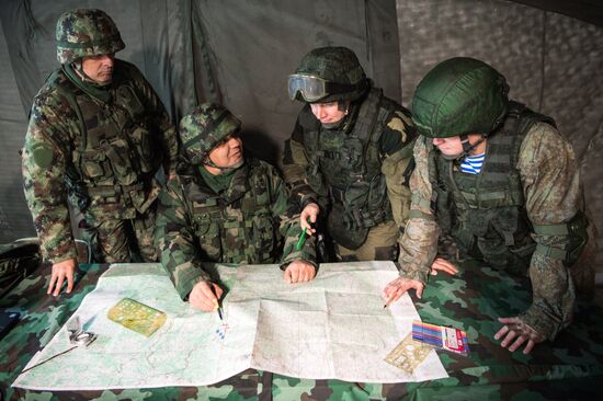 Slavic Brotherhood-2016 military exercise of Russia, Belarus and Serbia