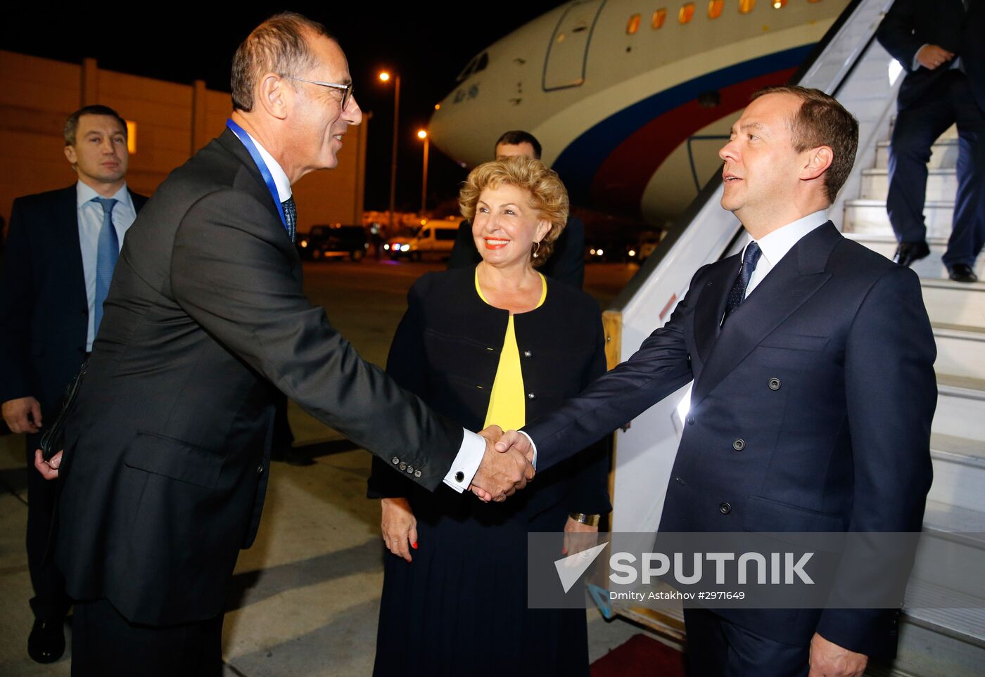 Russian Prime Minister Dmitry Medvedev's official visit to Israel