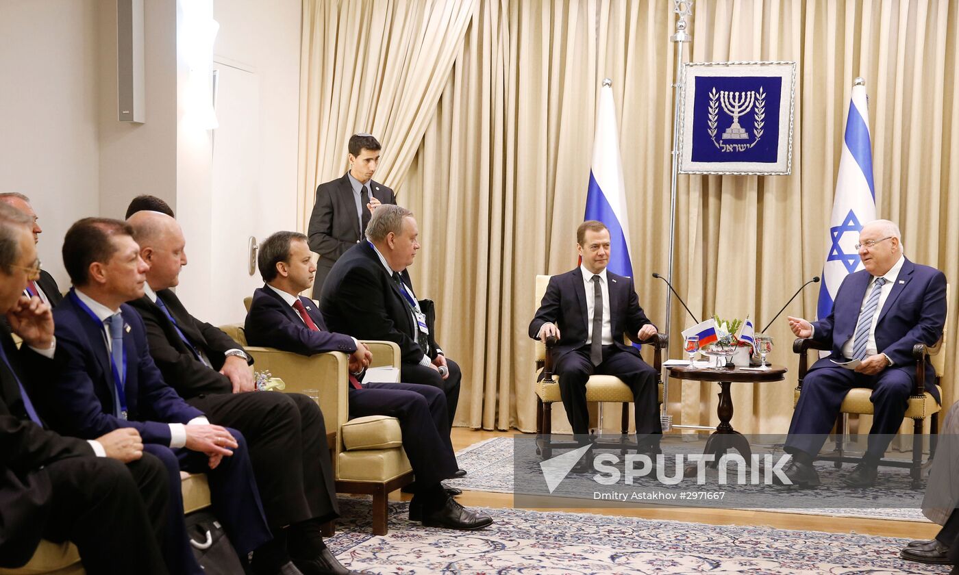 Russian Prime Minister Dmitry Medvedev's official visit to Israel
