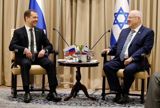 Russian Prime Minister Dmitry Medvedev's official visit to Israel
