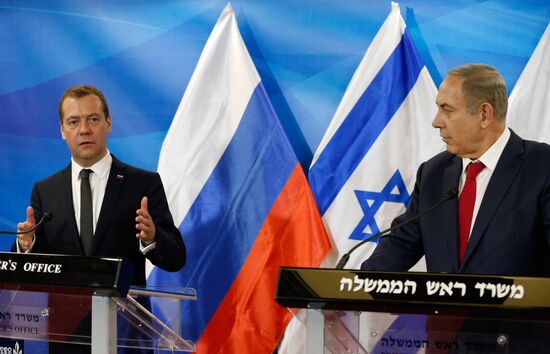 Russian Prime Minister Dmitri Medvedev's official visit to Israel