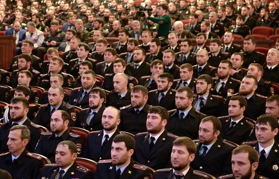 Concert dedicated to the Police Day in Grozny