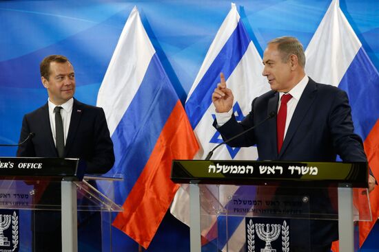 Russian Prime Minister Dmitri Medvedev's official visit to Israel
