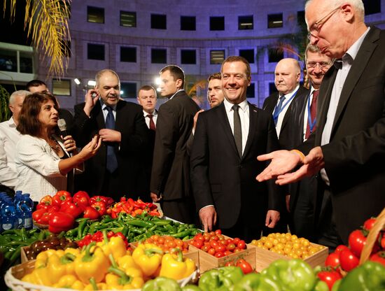 Russian Prime Minister Dmitry Medvedev's official visit to Israel