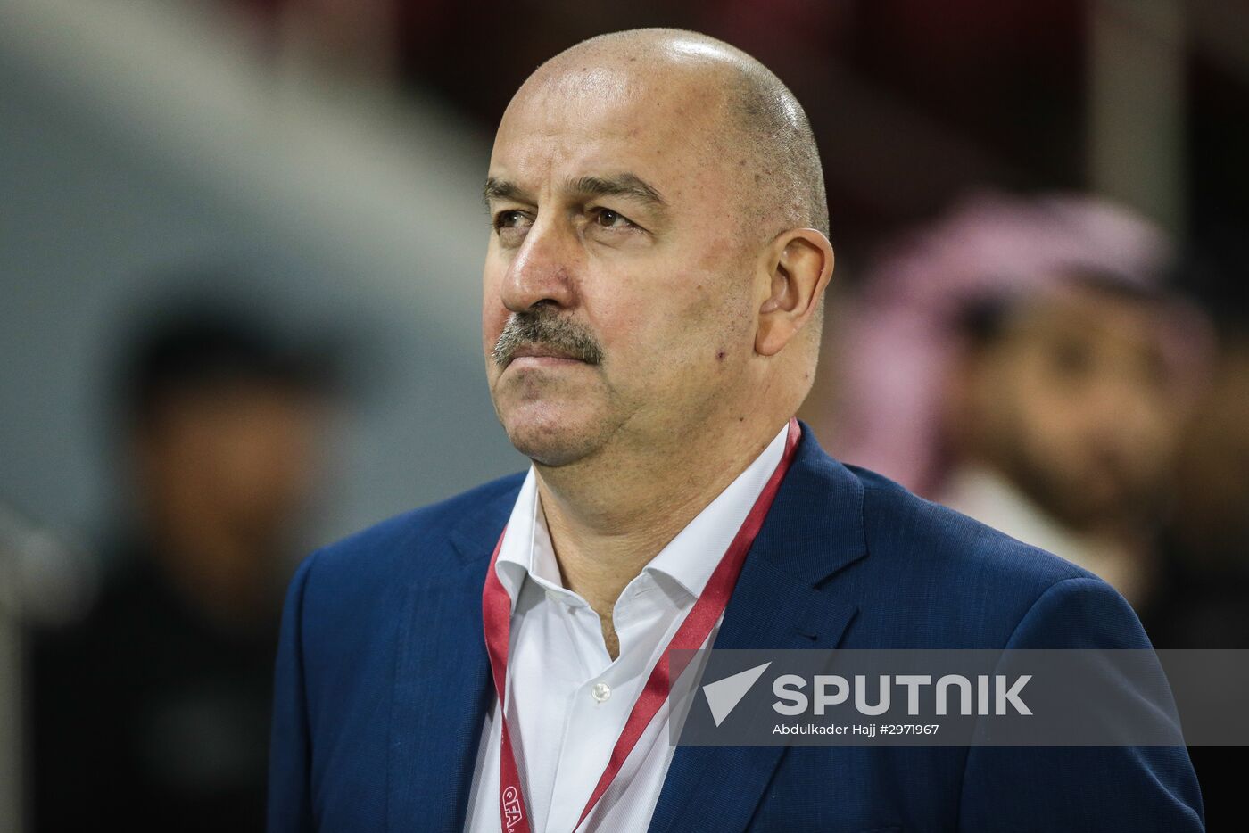 Football. Qatar vs. Russia international friendly match