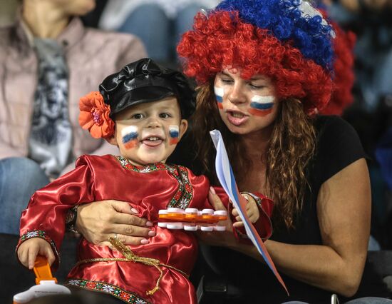 Football. Qatar vs. Russia international friendly match