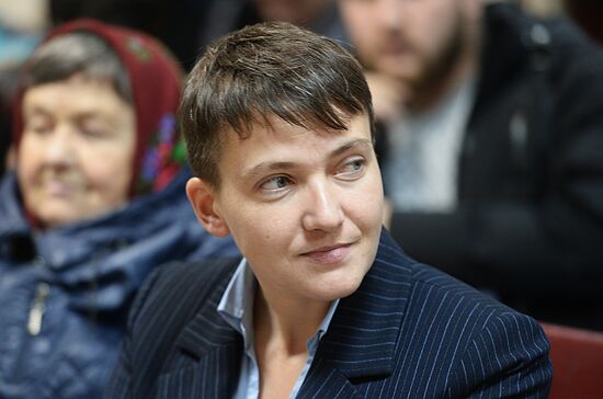 Savchenko testifies in Kiev court in case against LPR head Plotnitsky