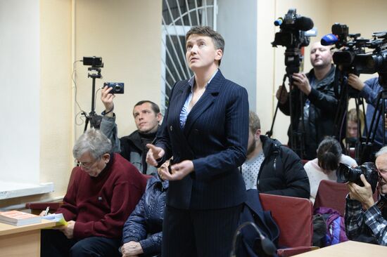 Savchenko testifies in Kiev court in case against LPR head Plotnitsky