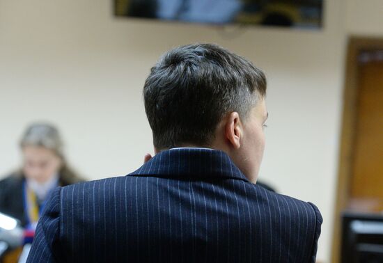 Savchenko testifies in Kiev court in case against LPR head Plotnitsky