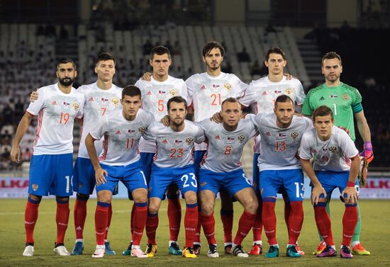 Qatar vs. Russia friendly football match