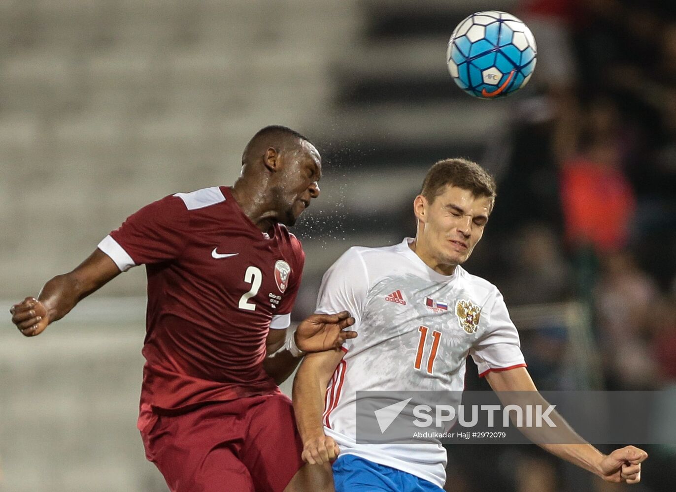 Qatar vs. Russia friendly football match
