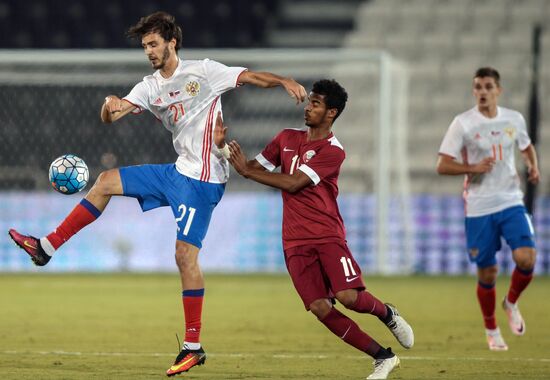 Qatar vs. Russia friendly football match