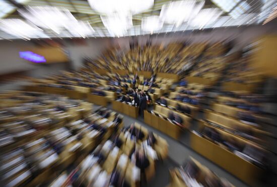 State Duma Plenary meeting