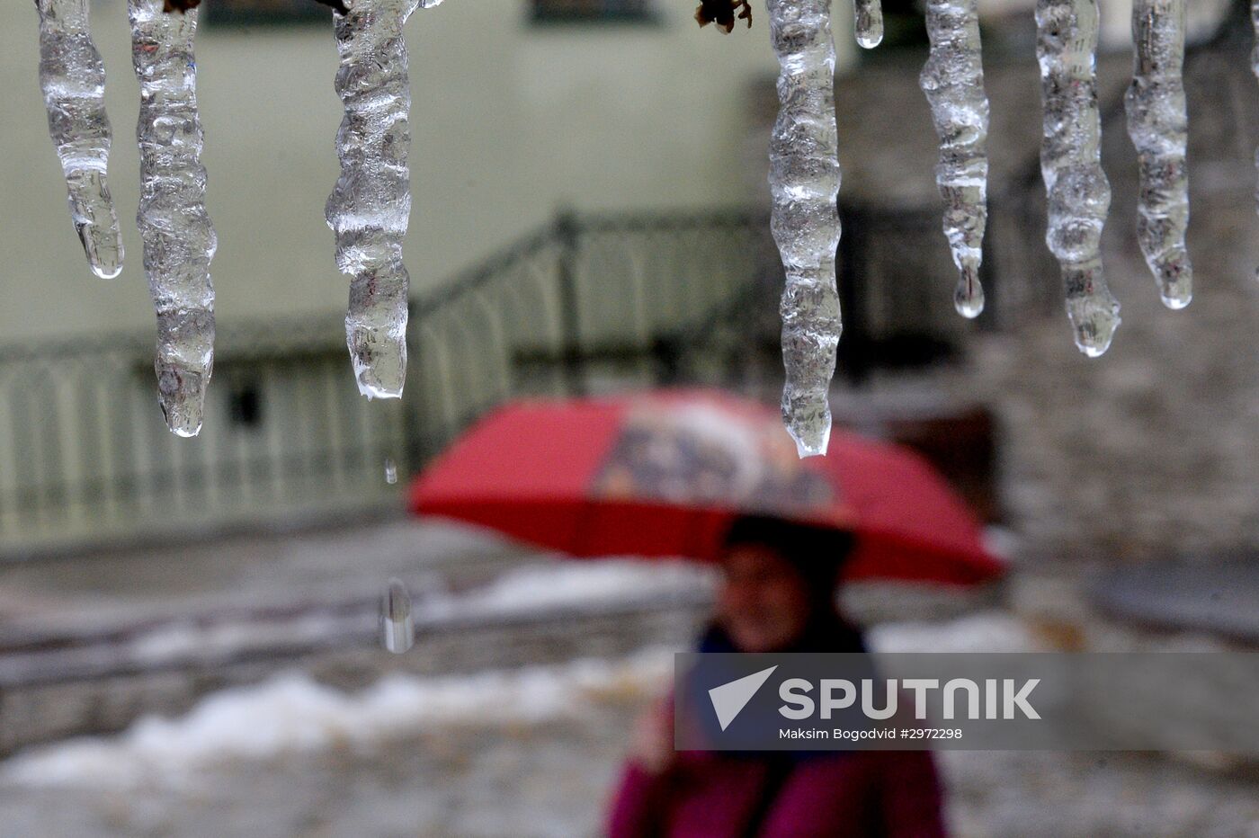 Freezing rain in Kazan