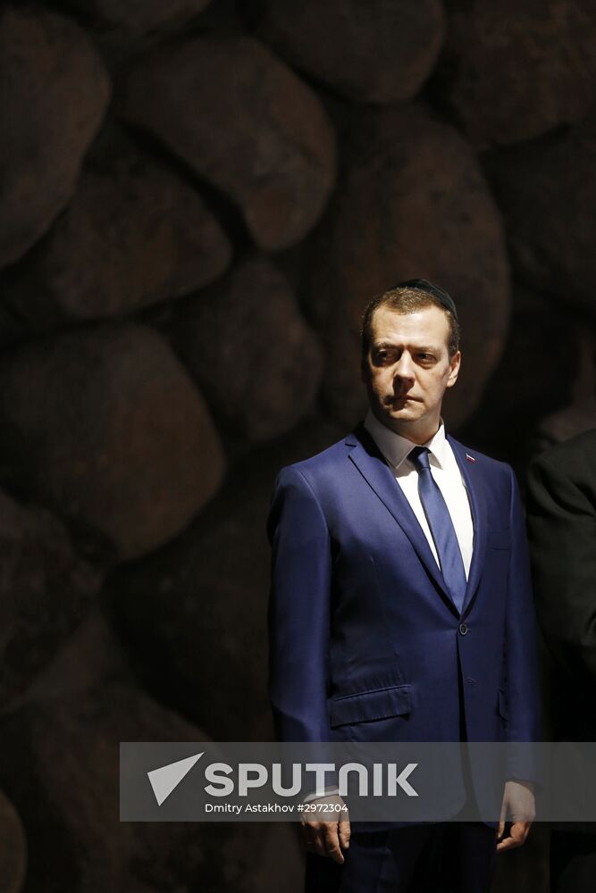 Russian Prime Minister Dmitry Medvedev's official visit to Israel
